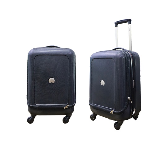 Delsey Chaumont Hard 55Cm Black Carry-On Trolley Luggage