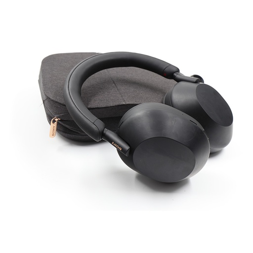 Sony WH-1000xm5/BM Over Ear Wireless Noise Cancelling Stereo Headset  Black + Pouch