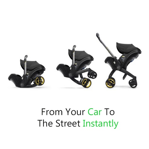 Doona Car Seat & Stroller Nitro Black - All In One Travel System
