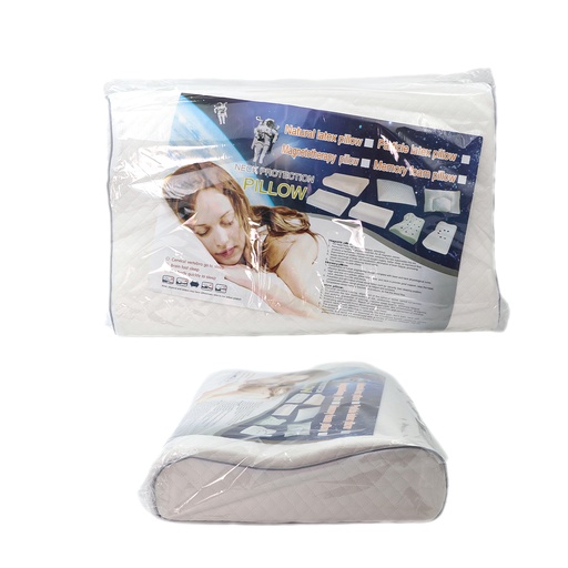 Red Rose Orthopedic Curved Memory Foam Pillow