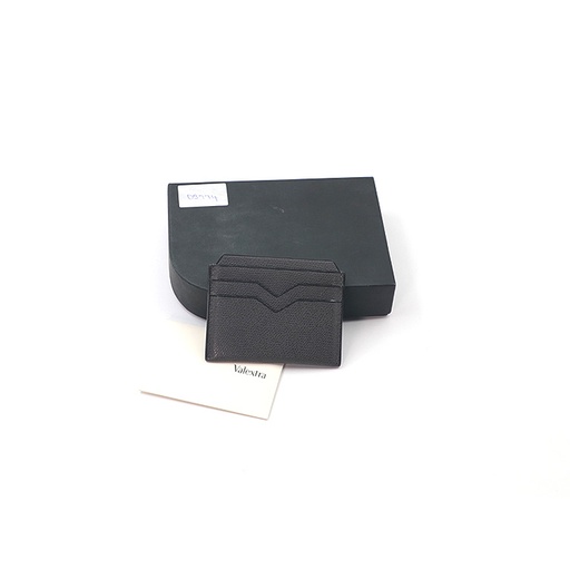Valextra Leather Credit Card Holder