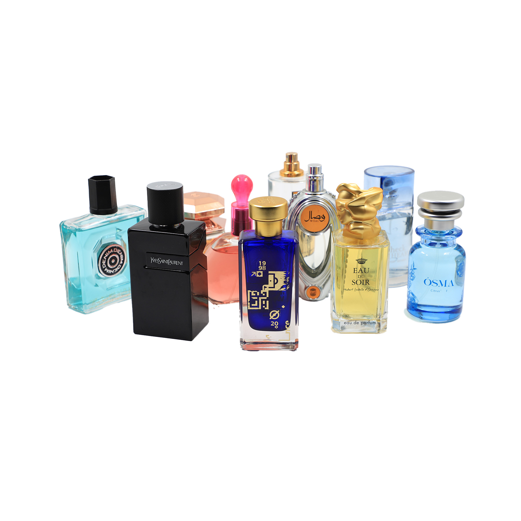 Auction For Mix Al jazeera Perfume + Yves saint Laurent Perfume Mix 10 Pcs