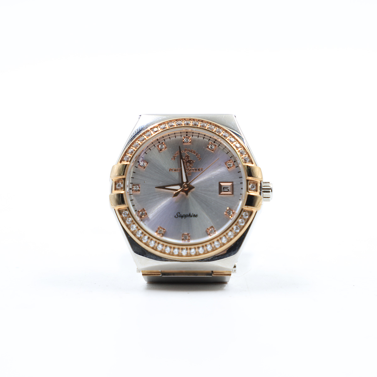 Auction For Polo & Racquet club SB 1.10540-2, All Stainless Steel Made In P.R.C Luxury,