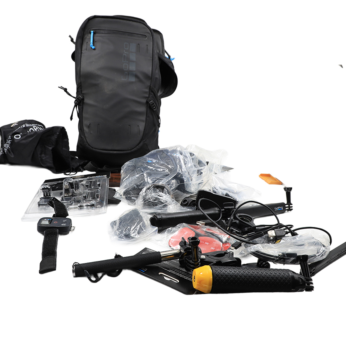 Auction For Go Pro Bag and Collection Of Go pro Accesories