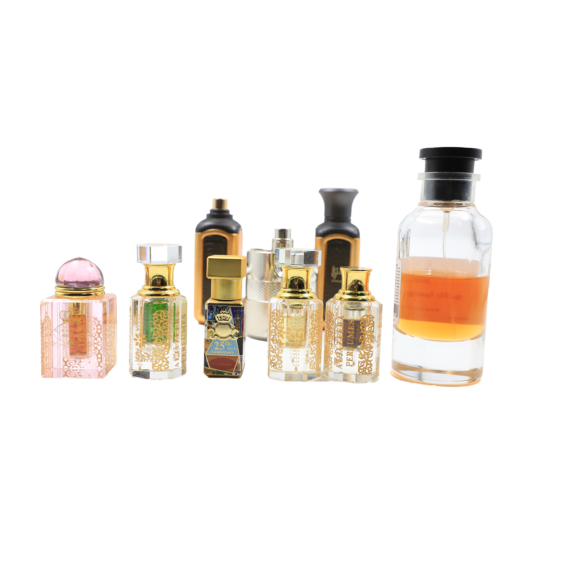 Auction For Mix Al jazeera Perfumes Oil + Ateej Perfume+ Dakhlin Al Jazira Perfum 9 Pcs