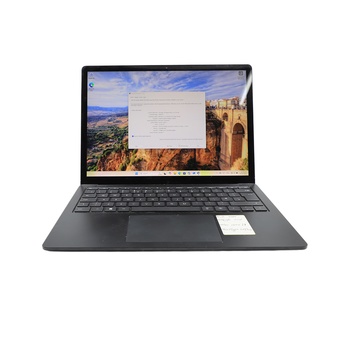 Auction For Microsoft Surface Laptop 5, 16gb Ram, 512 gb SSD,Intel Core i7-1265U