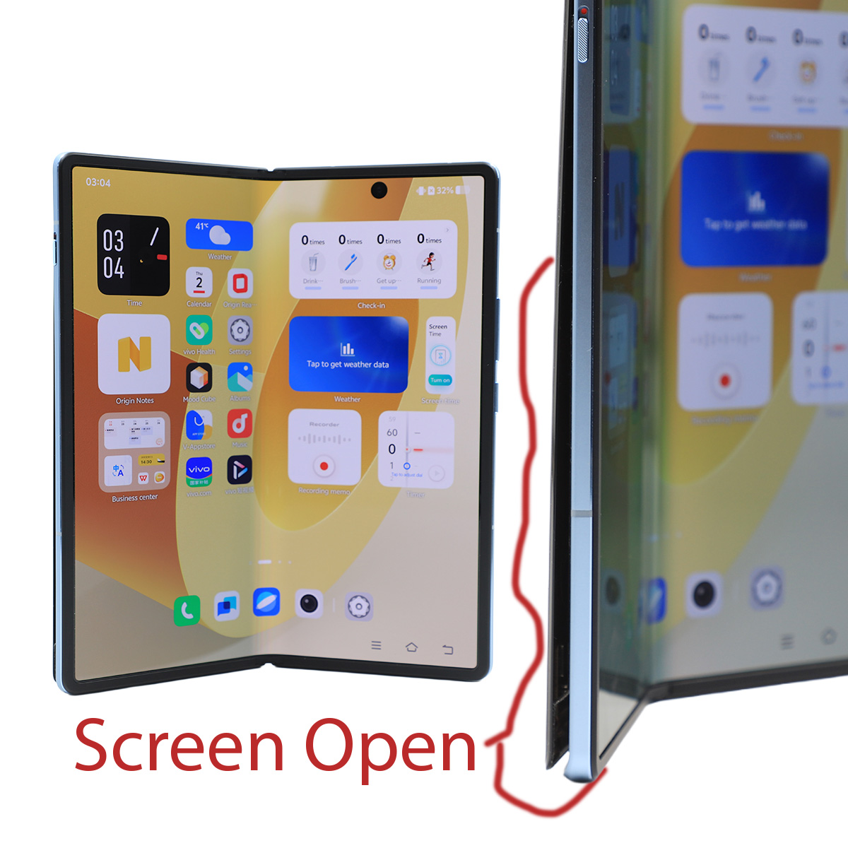 Auction For ** Screen Open, Battery Issue  ** Vivo X Fold, 512gb 12+12gb 4600 mAh + Box