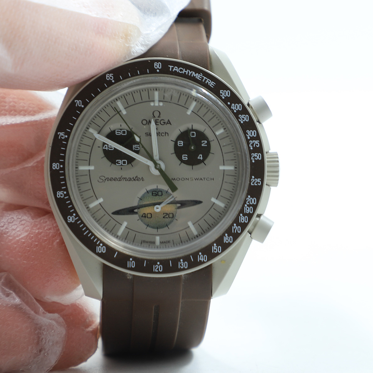 Auction For Swatch Omega Mission to The Saturn, Four jewels V8, Water Resistant Watch