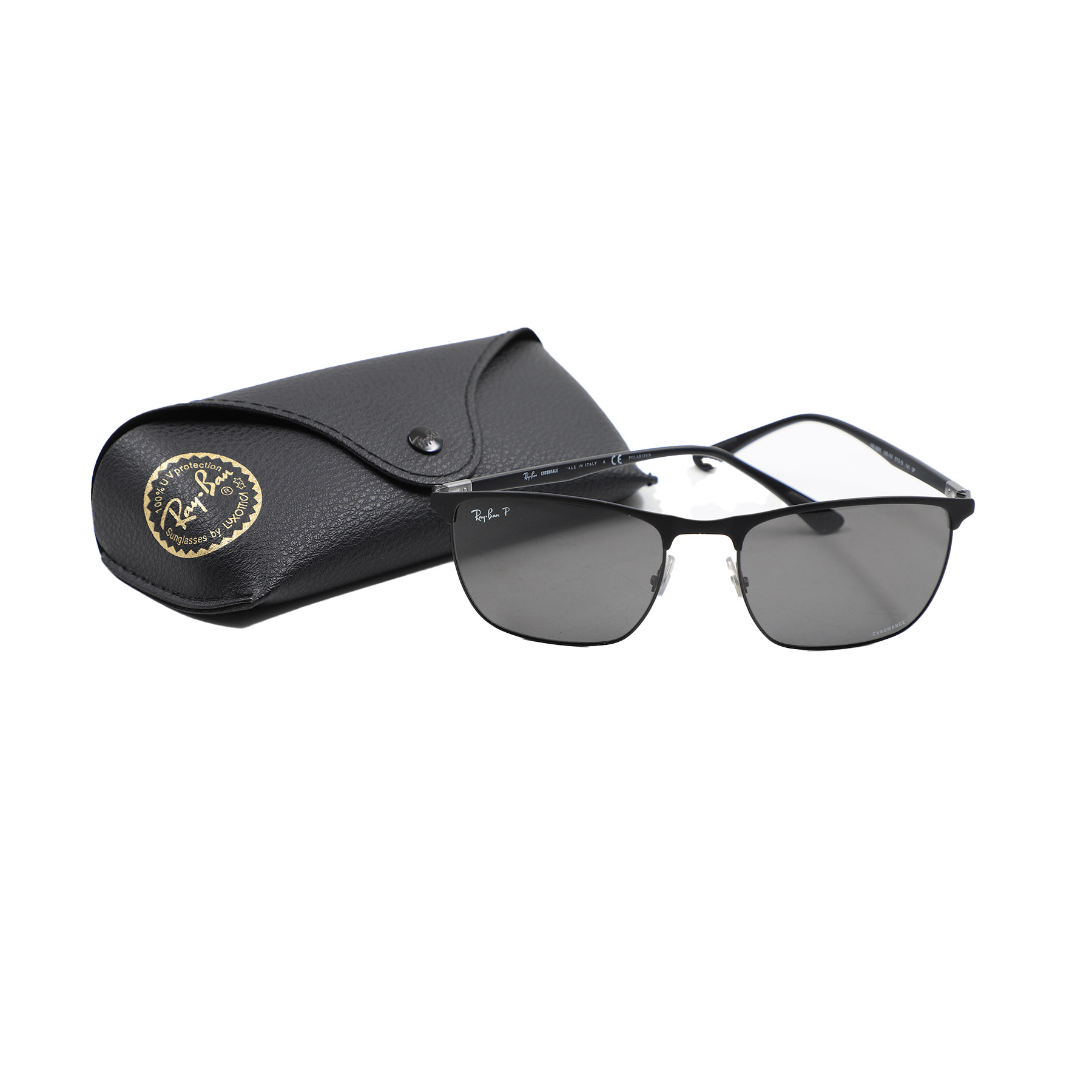 Auction For Ray - Ban Chromance Sunglasses RB3686 Lens With :57, Bridge Width:19