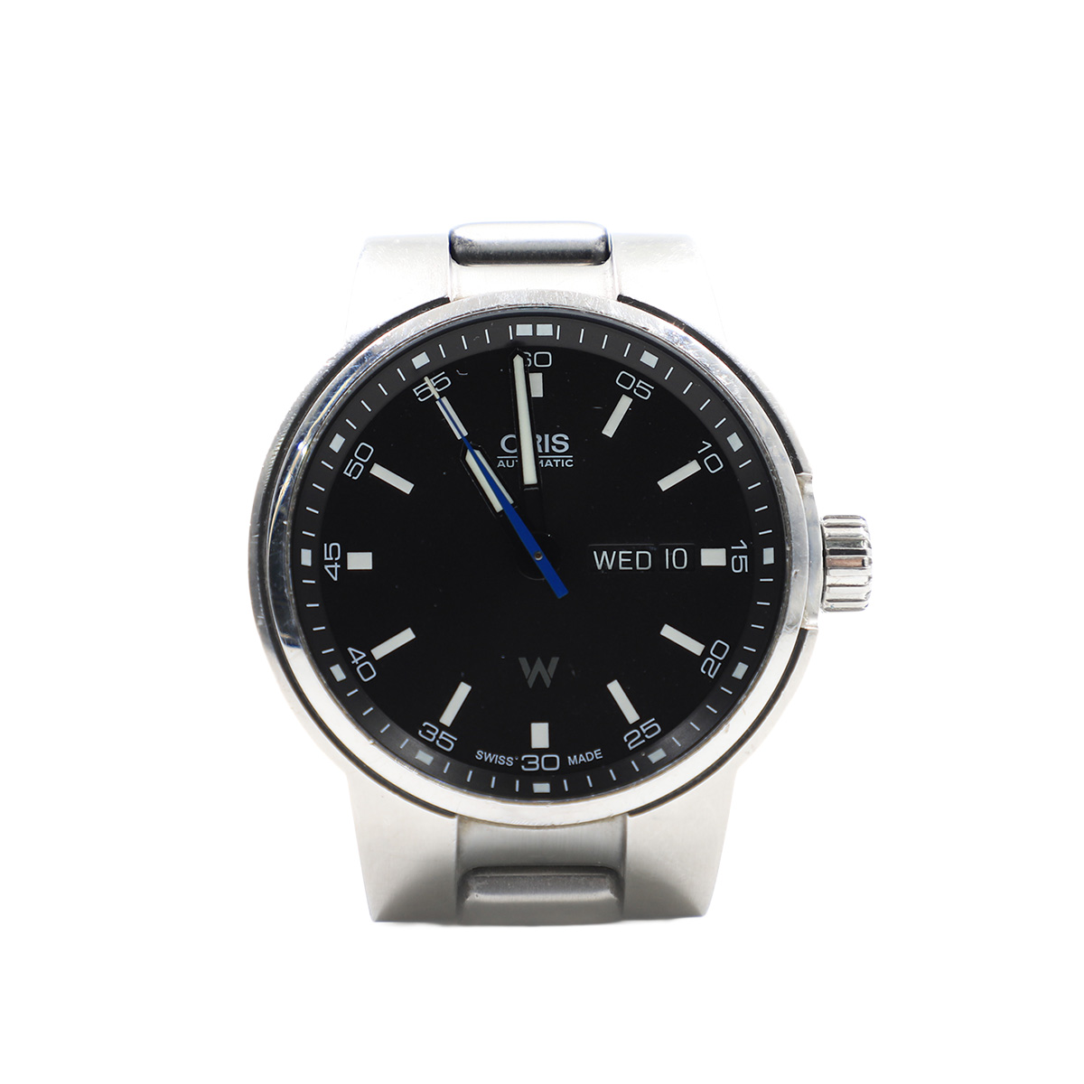 Auction For Oris Automatic W Swiss 7740, Front Sapphire Crystal