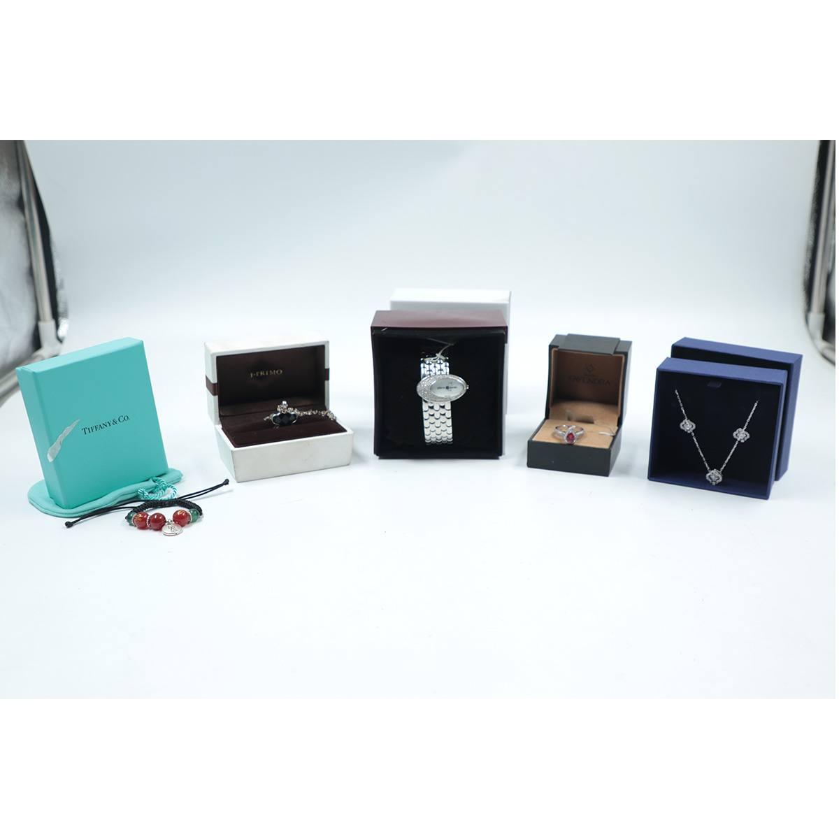 Auction For Women Goods, Pierre Cardin, Swarovski, Fayendra, I Primo, Tiffany And Co