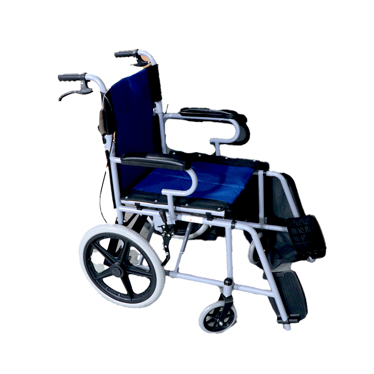 Auction For WheelChair Carbon Steel Blue  Compact