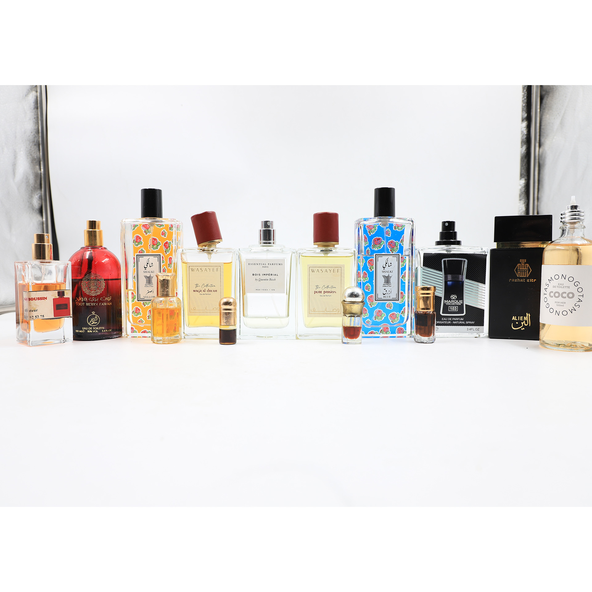 Auction For Mix Used Perfume Set, Boi Imperial Magical Dream Shalki, Tasmongot….