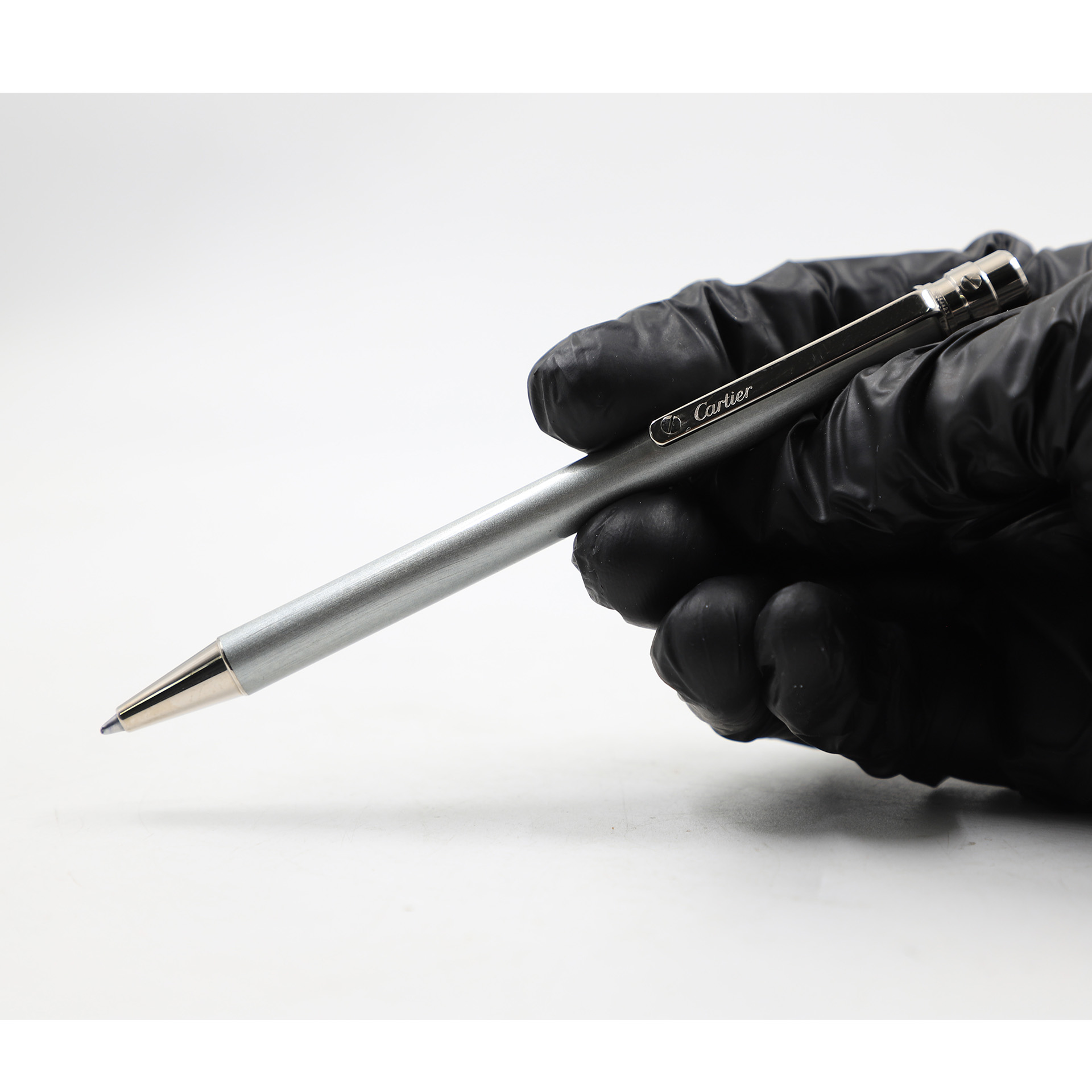 Auction For Santos de Cartier ballpoint pen Full Grey