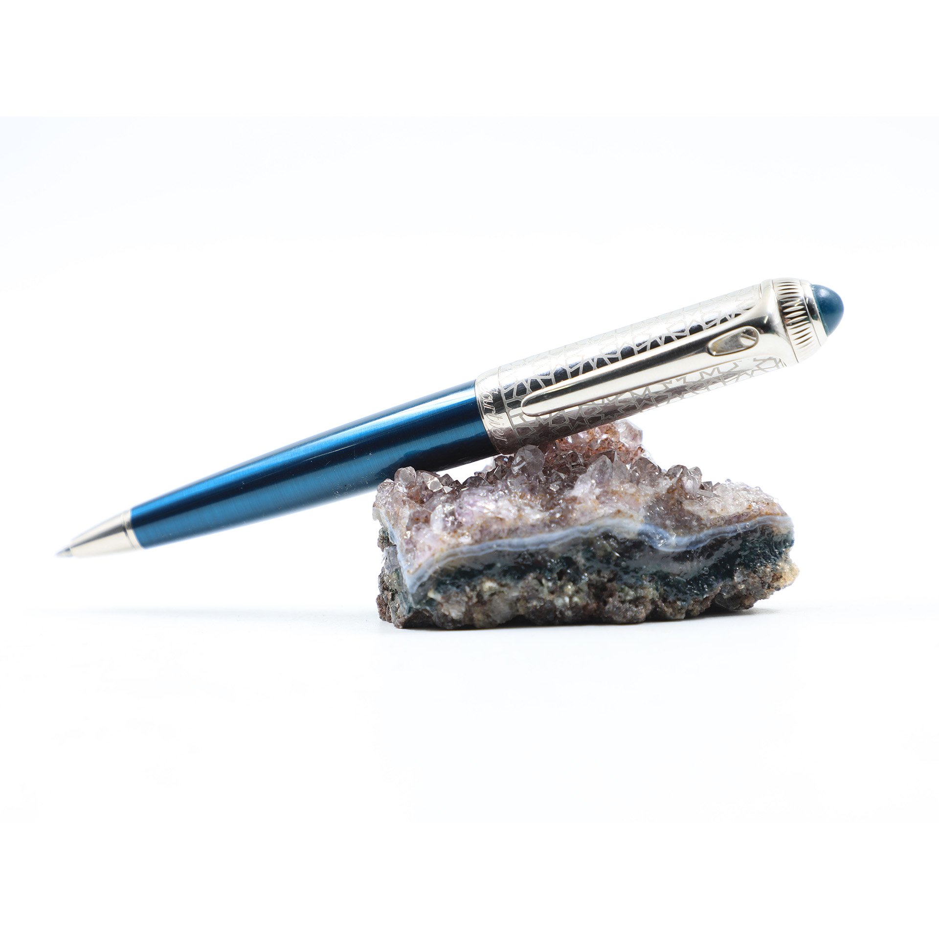 Auction For R de Cartier Ballpoint Pen Blue P272255