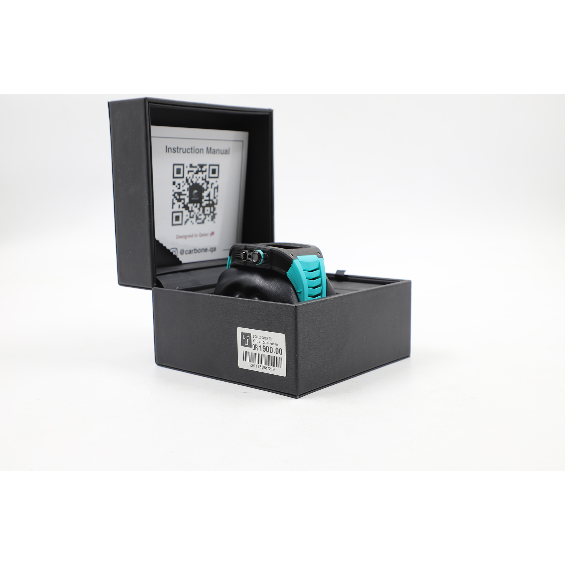 Auction For Carbone Cover Case For Apple Watch Green