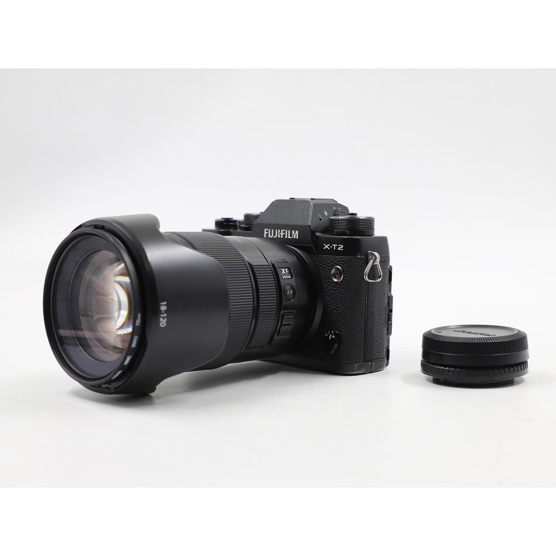 Auction For Fujifilm X-T2 + Fujifilm Funjinon Aspherical Lens Super EBC XF 18-120mm 1:4 LM PZ WR 72 ** NO Charger Camera Not Checked**