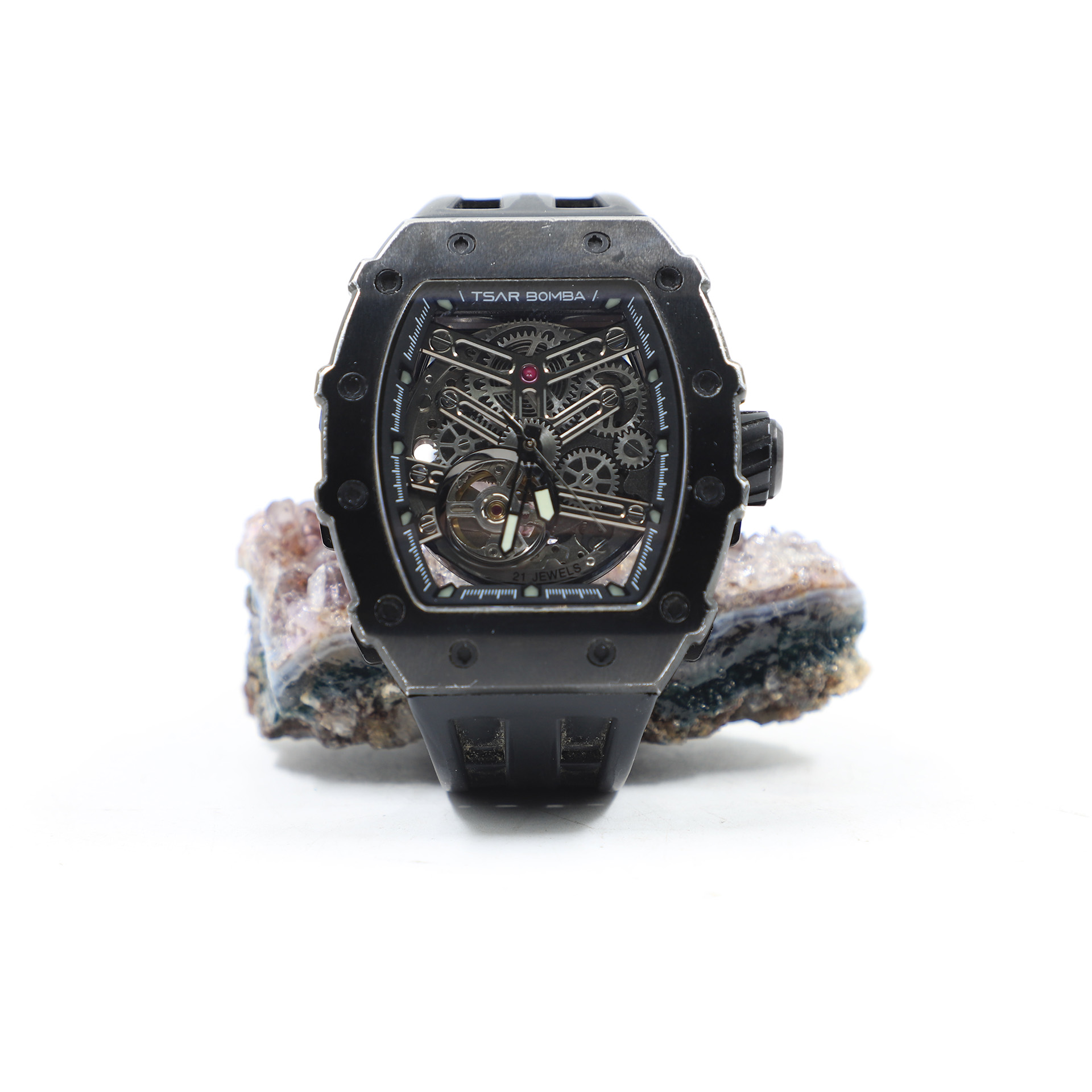 Auction For Tsar Bomba Japan Movement Sapphire TB8208A Stainless Steel