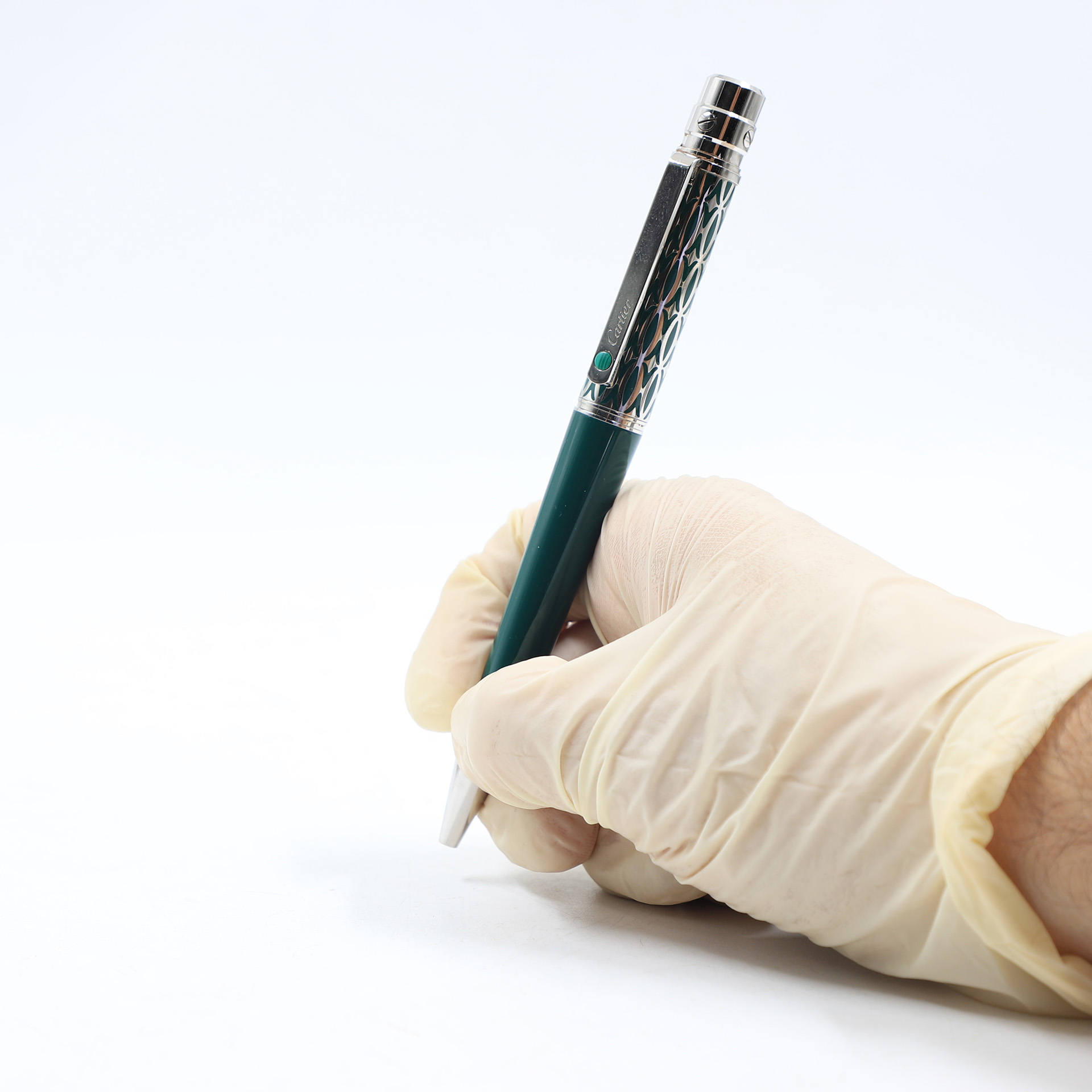 Auction For Santos de Cartier pen Green Original ** 4400  When Out Of Stock Maybe More**