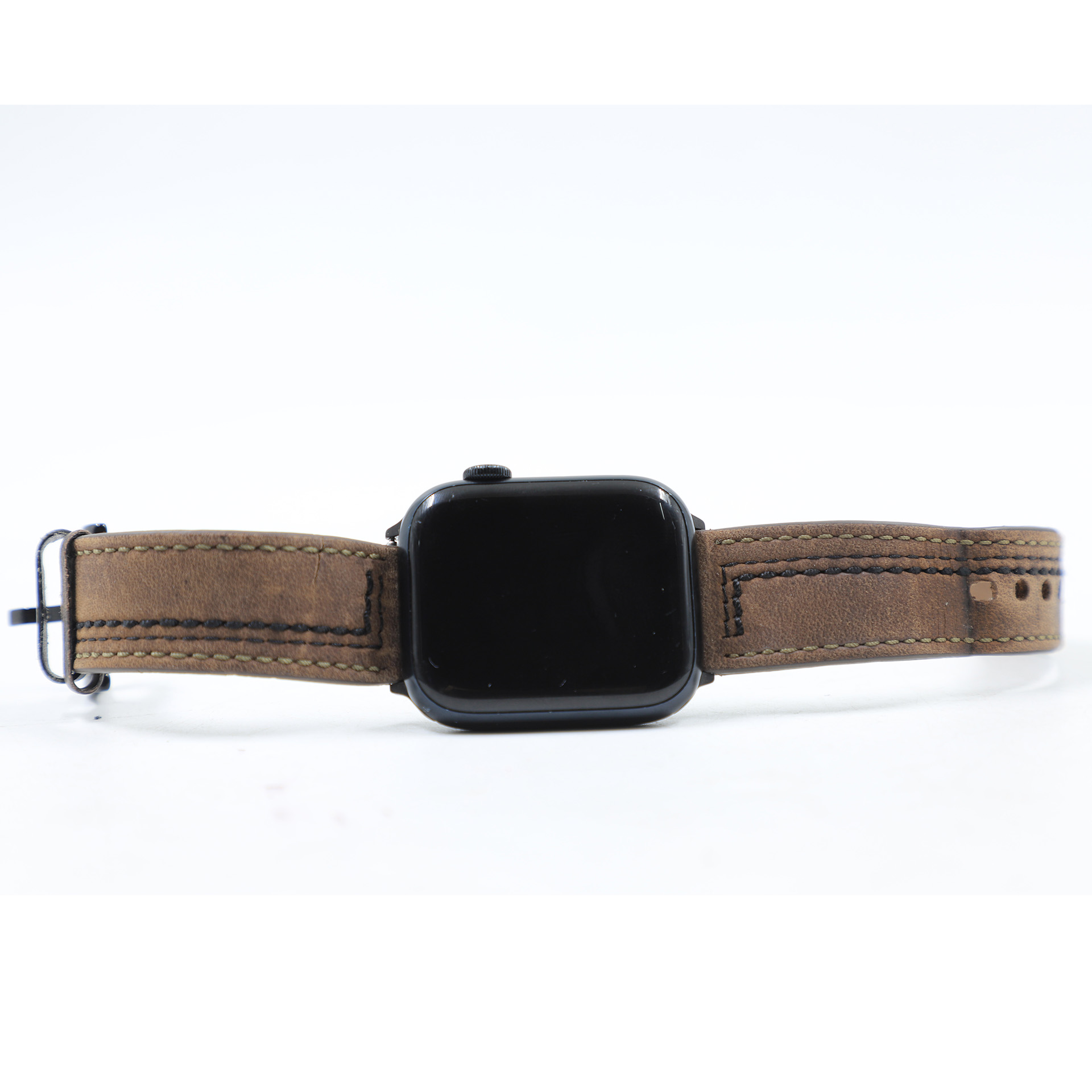 Auction For Apple Series 7 45 mm Aluminum Case brown Strap