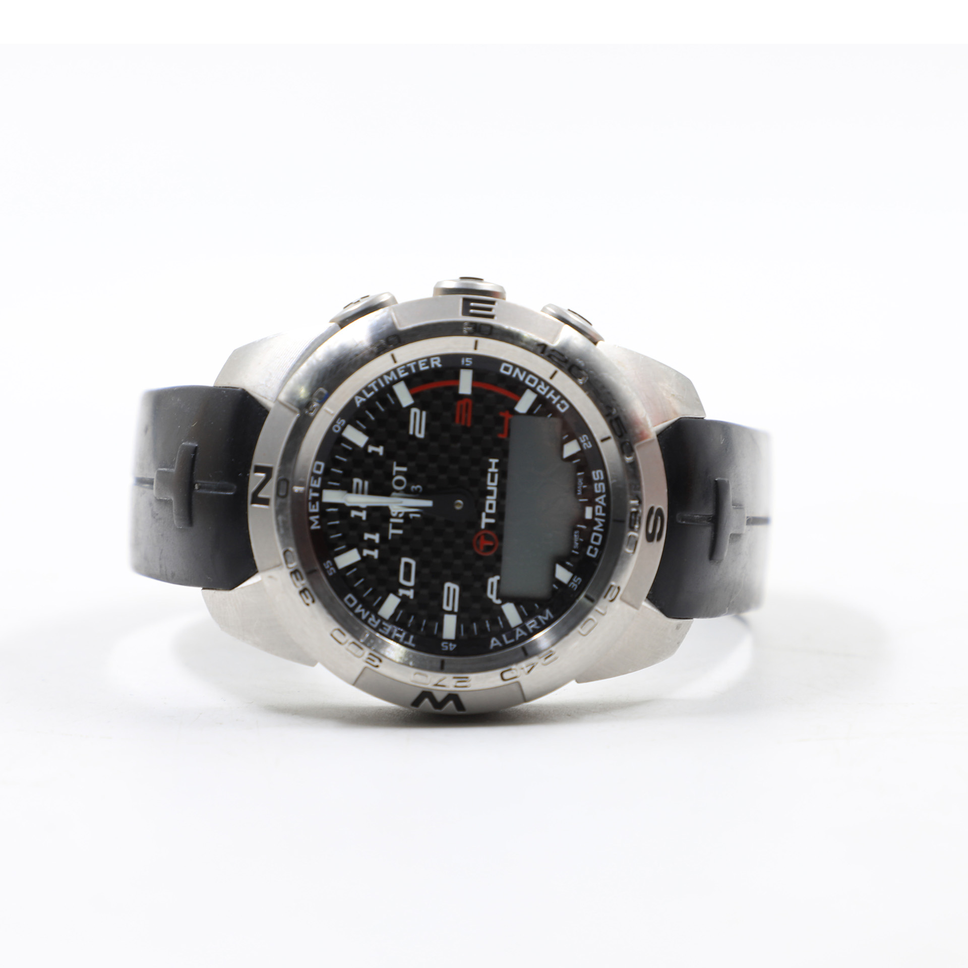 Auction For Tissot Touch Expert T013420 A Smart Watch, Water Resistant Stainless Steel ** Battery Drained **