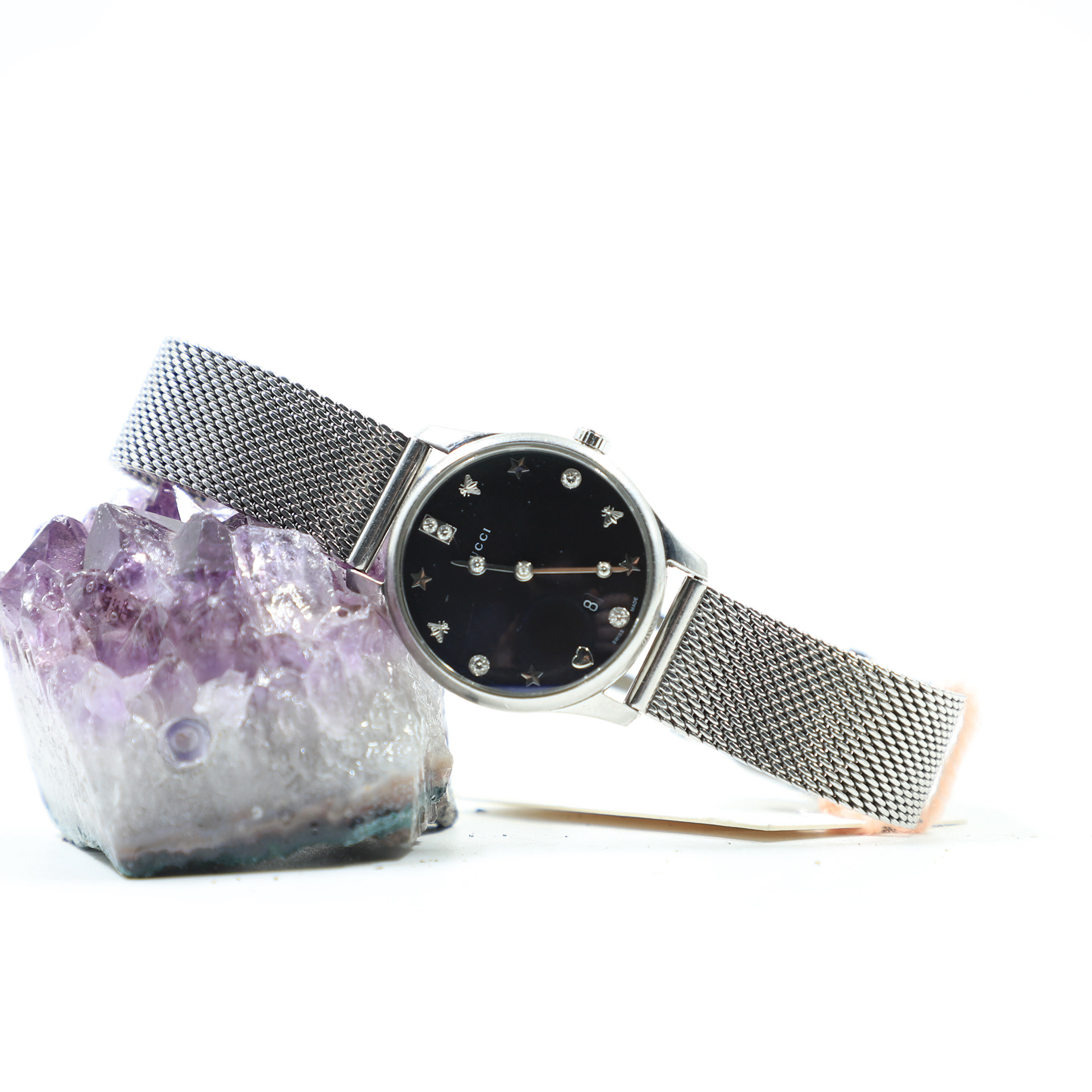 Auction For Gucci 126.5,17562002, Stainless Steel Water Resistant, ** Contain Scratch On Top