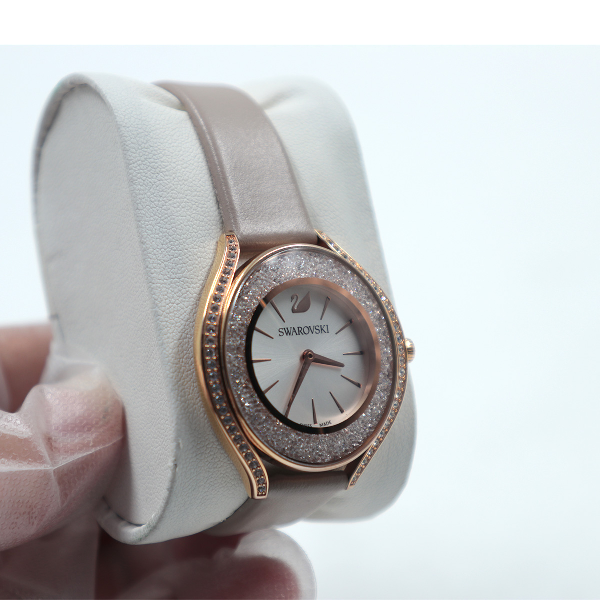 Auction For Swarovski CAS Watch Swiss Made Stainless Steel