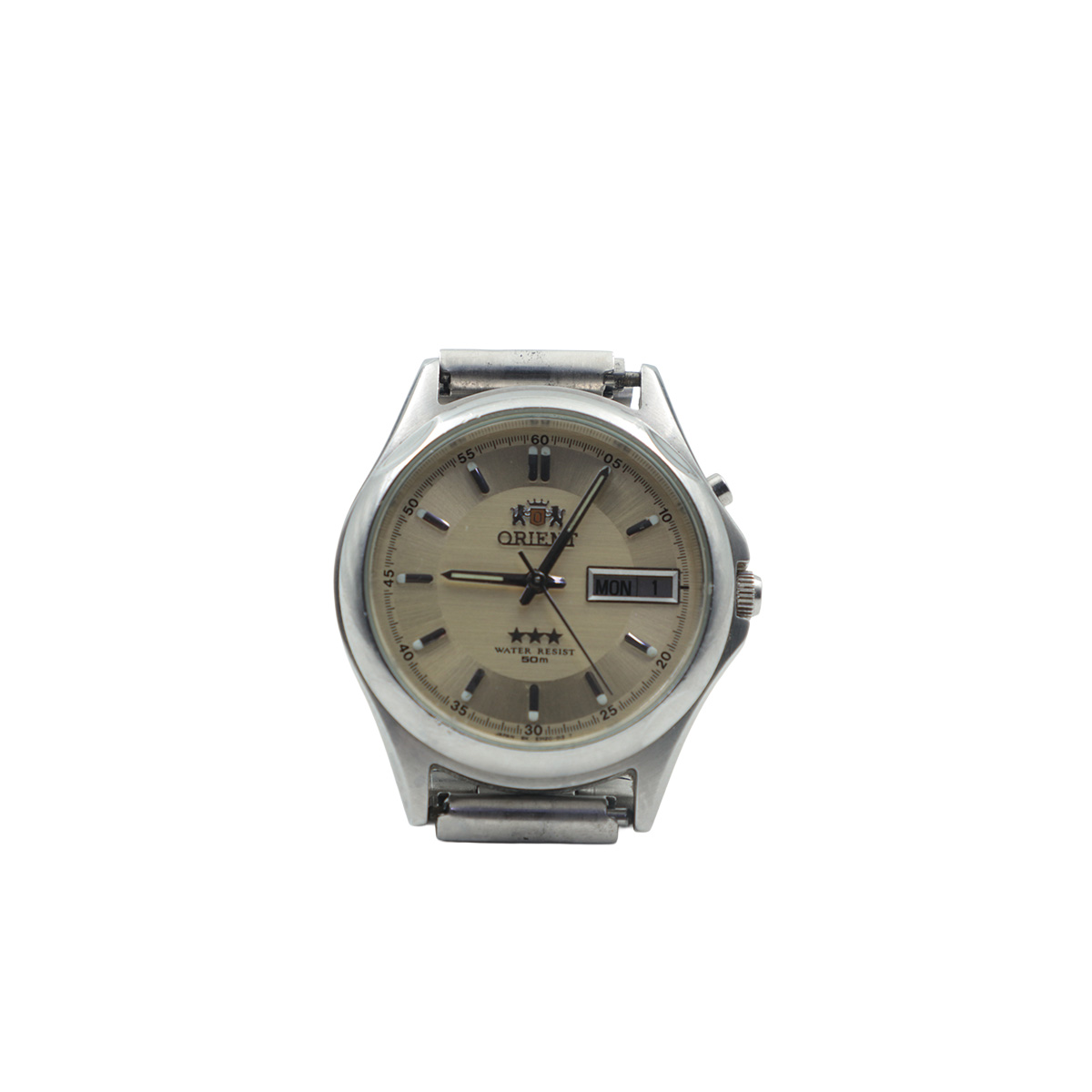 Auction For Orient EM5d-C0 3 star Automatic All Stainless Steel Watc