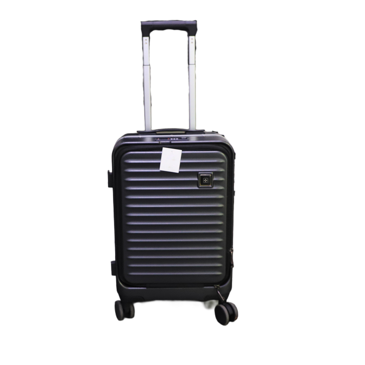 Auction For Solid Clean Cabin Suitcase Brown Metallic