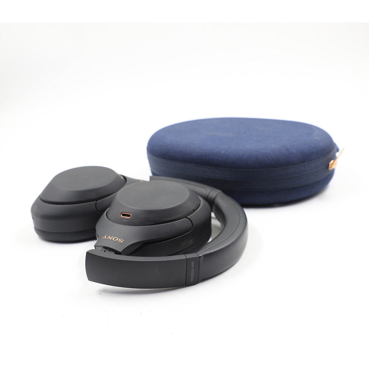 Auction For Sony WF-1000XM4 Black Wireless Noise Canceling Headset Deep Sea Blue  Cover