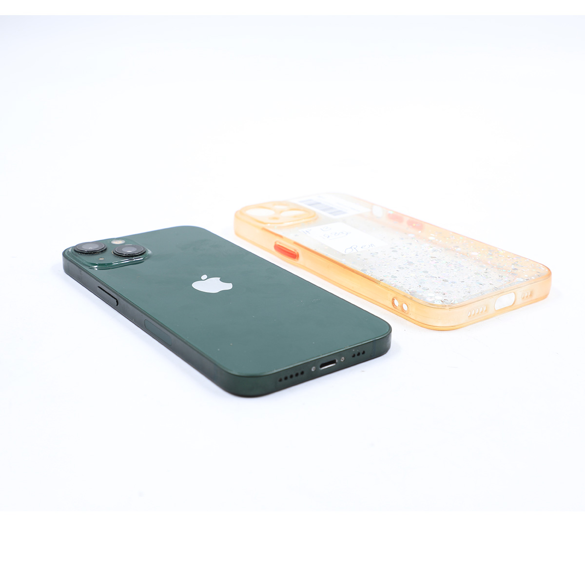 Auction For Apple IP 13 Green 128 gb + Cover Case Battery Health 84%