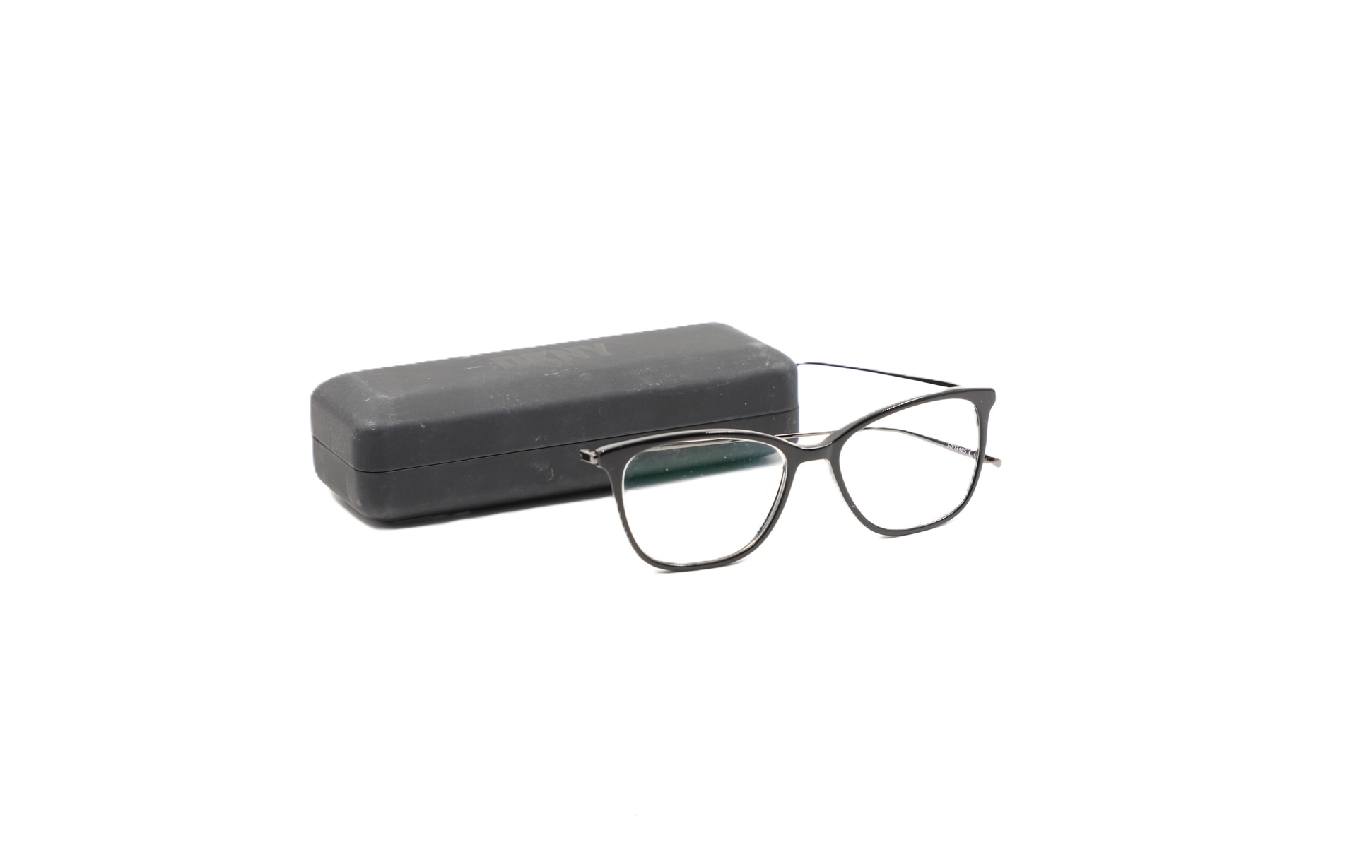 Auction For Dkny Eyeglasses Black Cats Eye Glasses frame dk7003